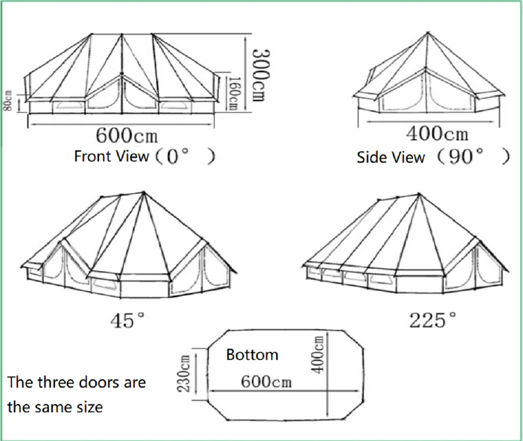 Canvas Luxury Bell Tent B22791