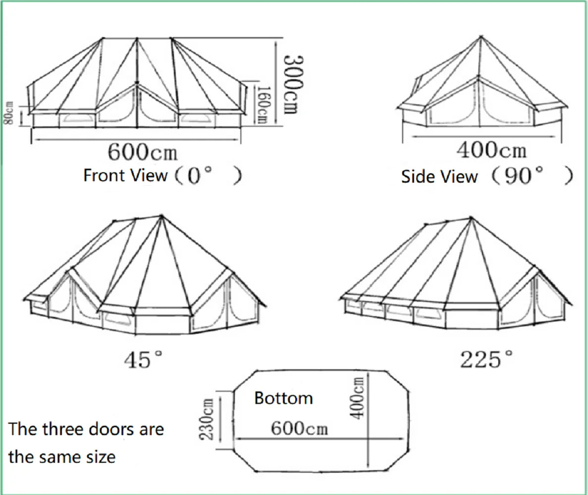 Canvas Luxury Bell Tent B22791