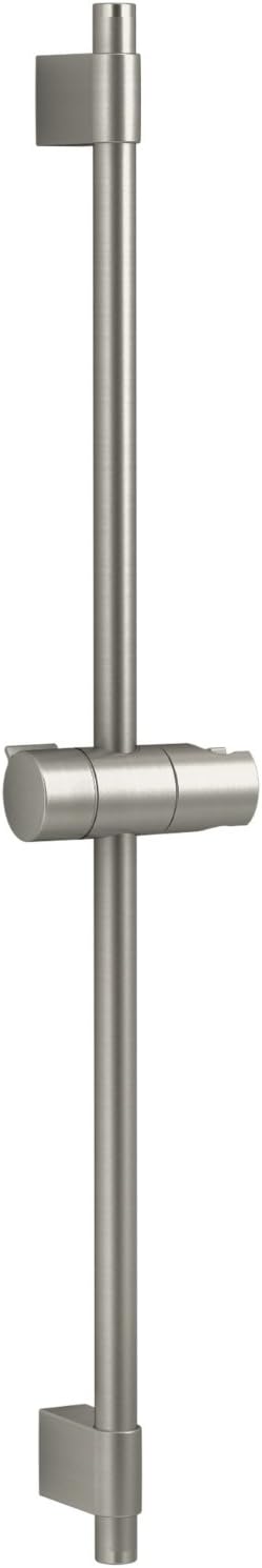 24-Inch Shower Slidebar, Vibrant Brushed Nickel Pack of 2 J6436