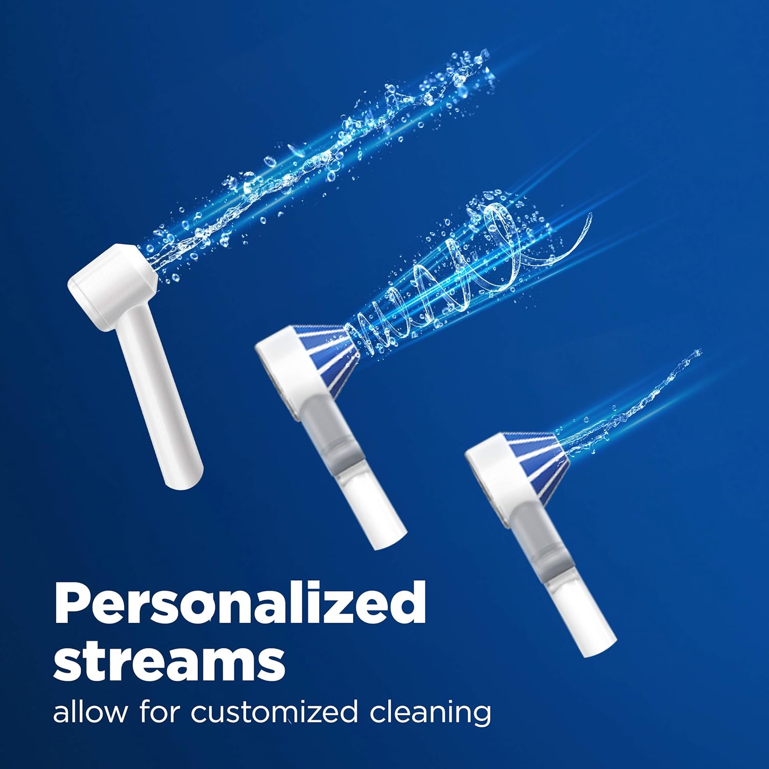 Cordless Portable Oral Irrigator Handle with 3 Nozzles C452