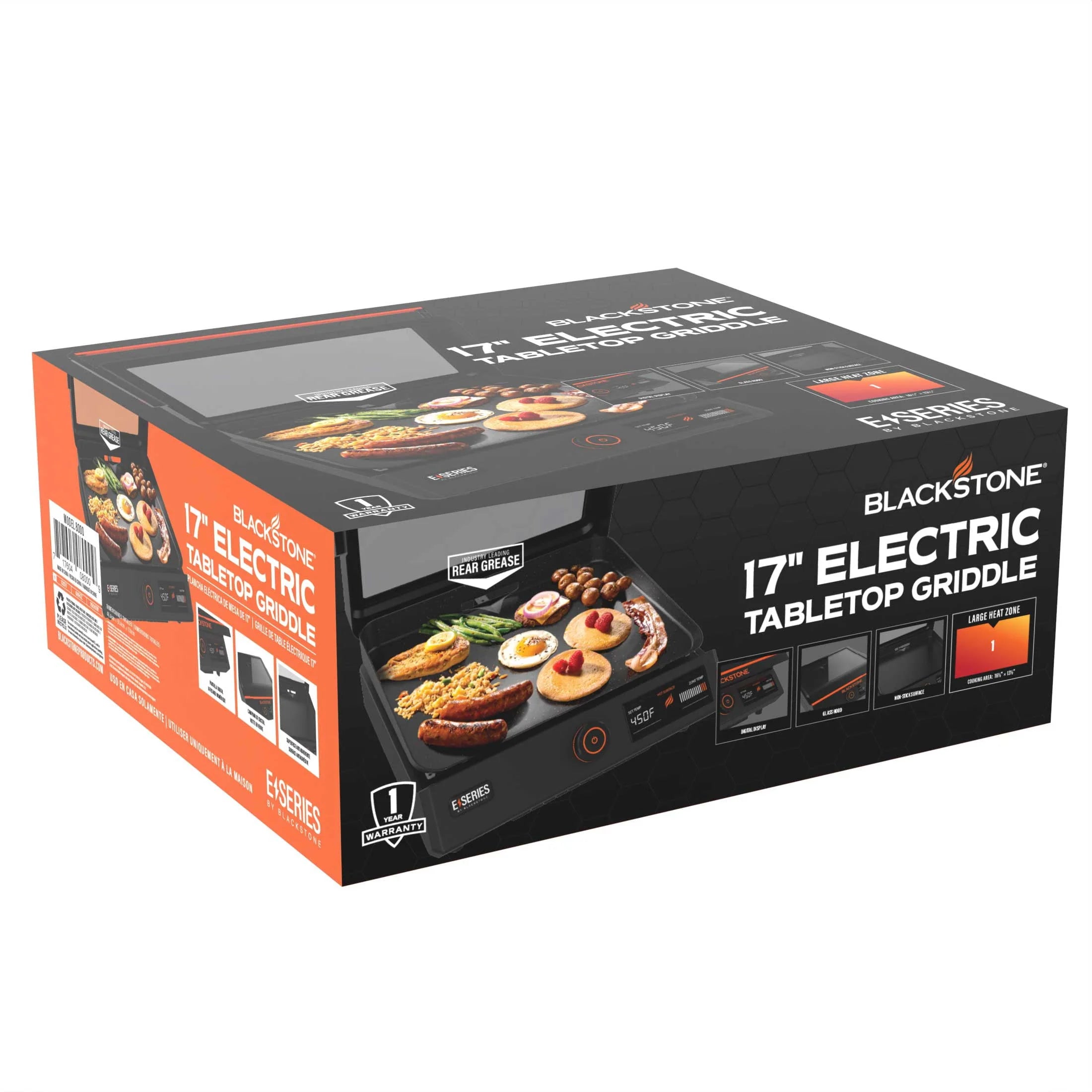 17 Electric Tabletop Griddle with Hood I26719