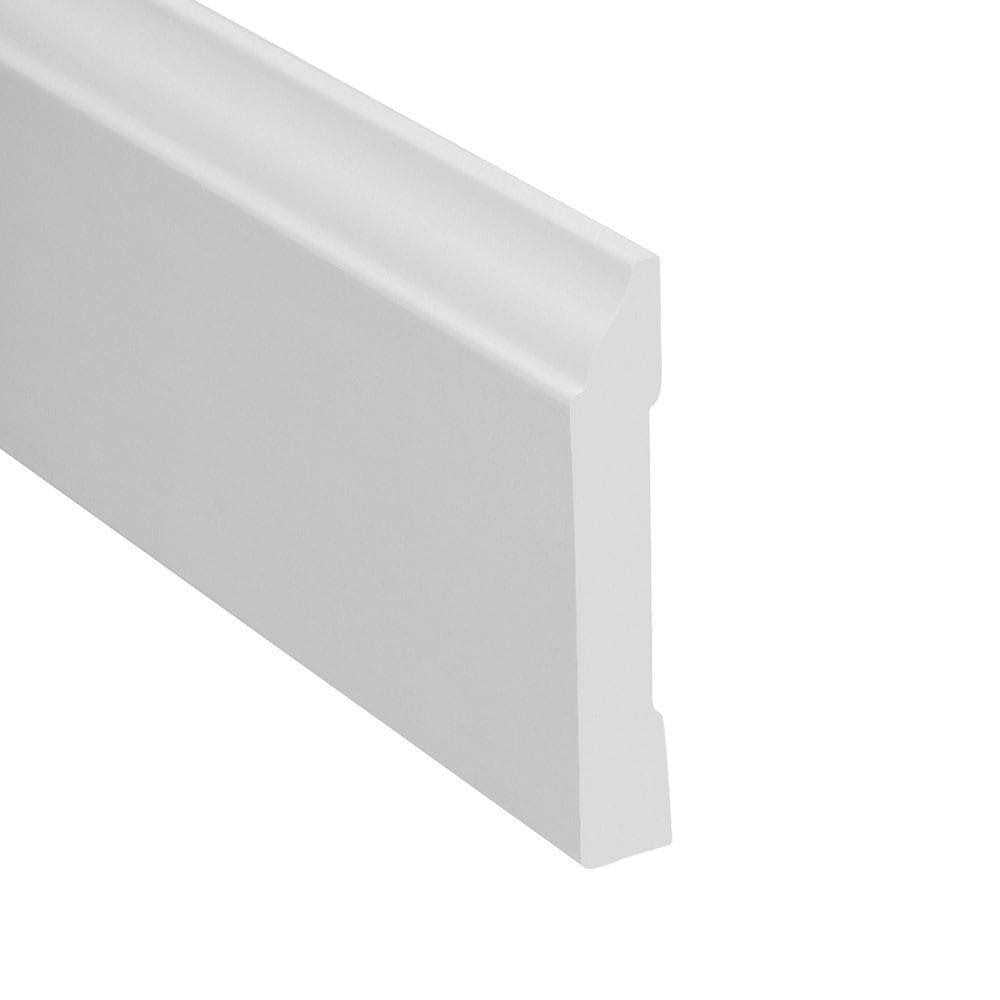 9/16-in x 3-1/4-in x Finished PVC Baseboard Moulding O763