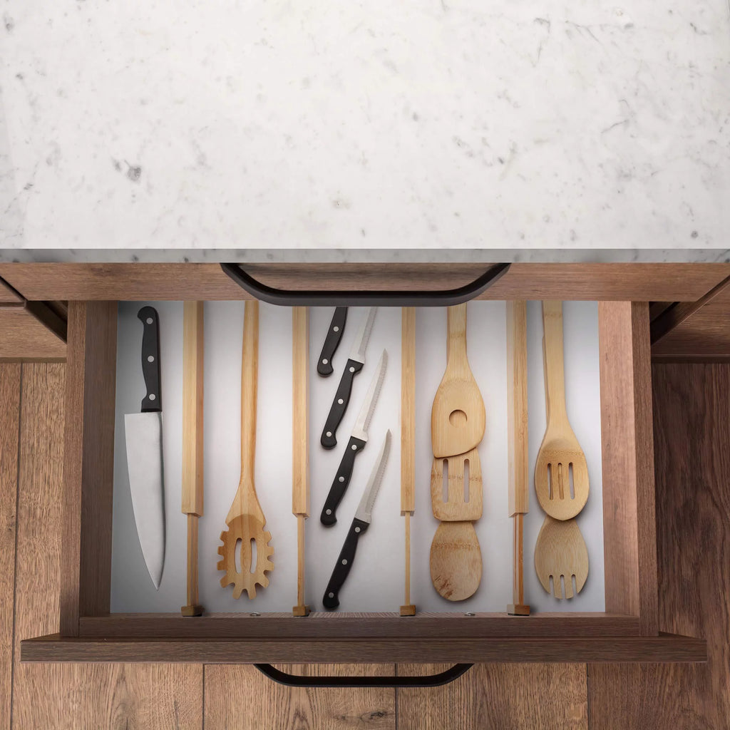 Natural Bamboo Drawer Dividers Y142