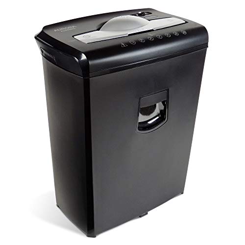 10-Sheet Micro-Cut Paper and Credit Card Shredder with 4-Gallon Pullout Wastebasket V6161
