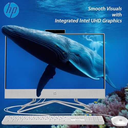 21.5" FHD Display All-in-One Desktop Computer with 32GB RAM 1TB Storage Wired Keyboard Mouse Webcam RJ-45 Intel Dual-Core Processor Windows 11 Pro W164