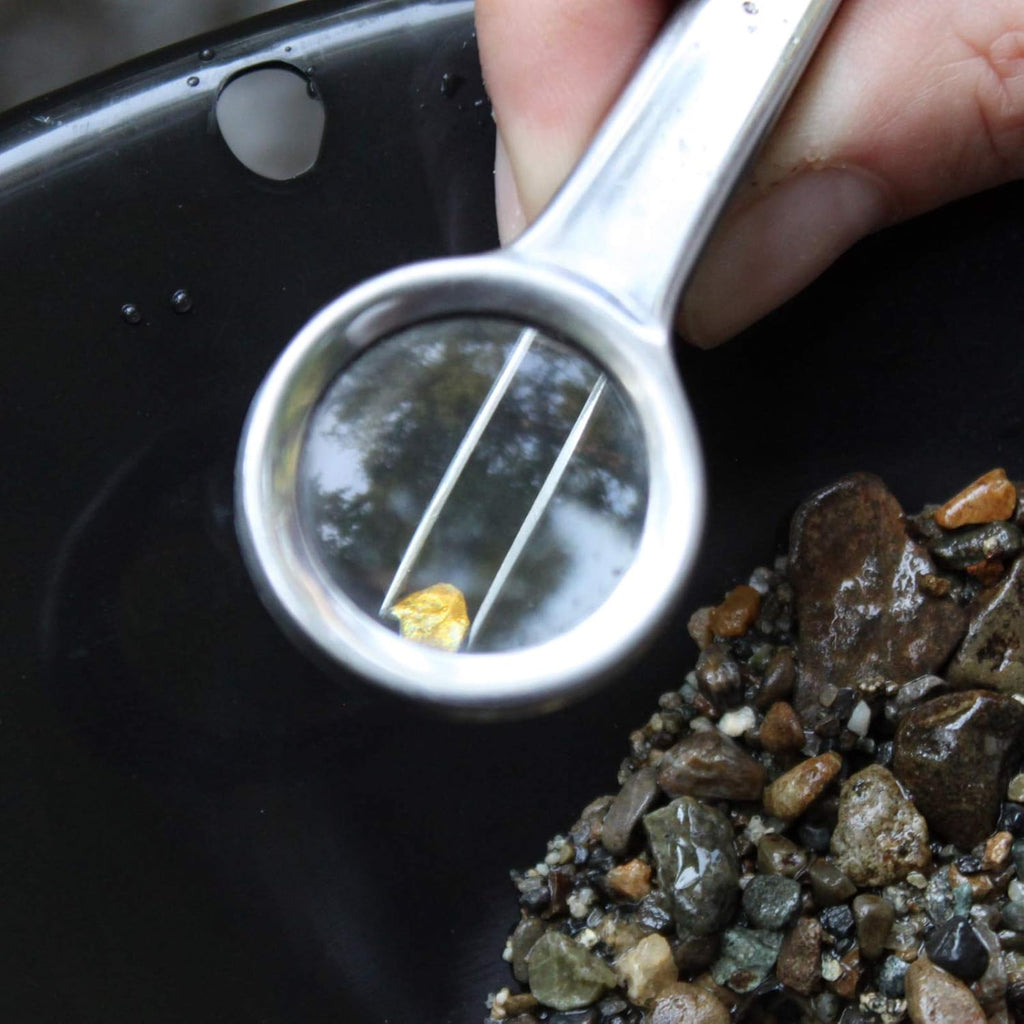 7pc Gold Prospecting Kit with Green Gold Pans J17693