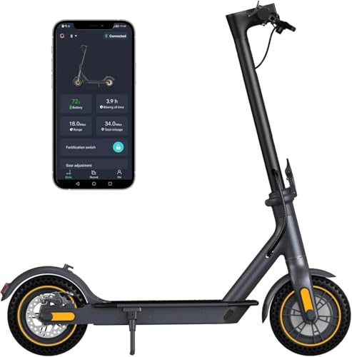 Electric Scooter with 10" Solid Tires, 600W Peak Motor, 20Miles Range, 19Mph Speed I47643