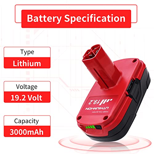 2Pack 19.2 Volt 3.0Ah Lithium Battery W2095