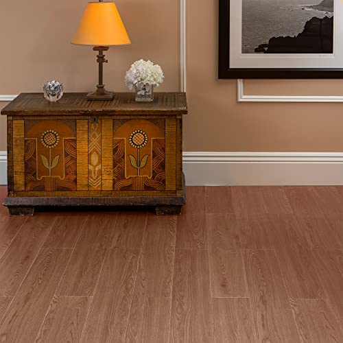 10-Pack (15 Square Feet) Self-Adhesive Wood Plank Floor Tile U942