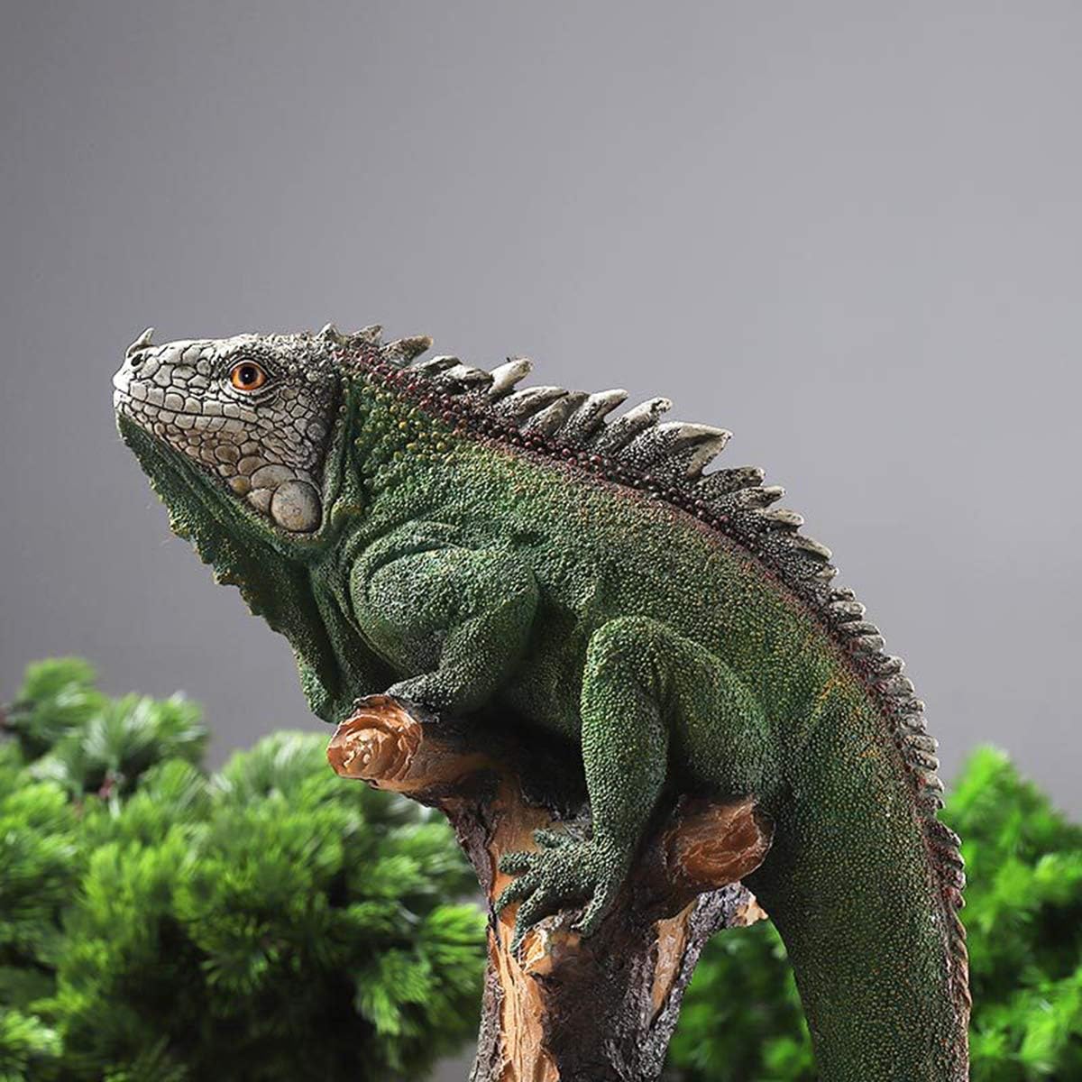 14 Inch Lizard Statue Resin Sculpture Figurines X105339