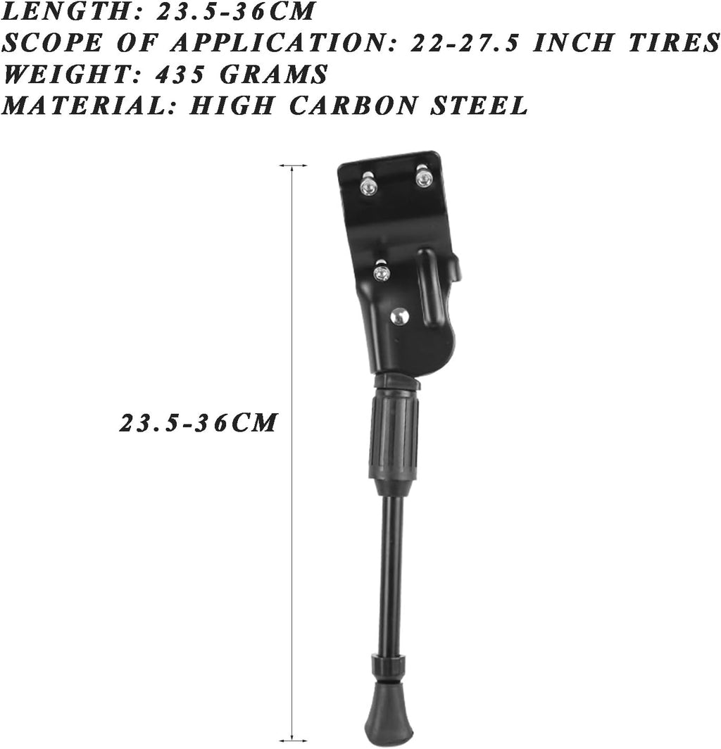Adjustable Bike Kickstand for 22''-27.5'' Inch High Carbon Steel Bikes S610179