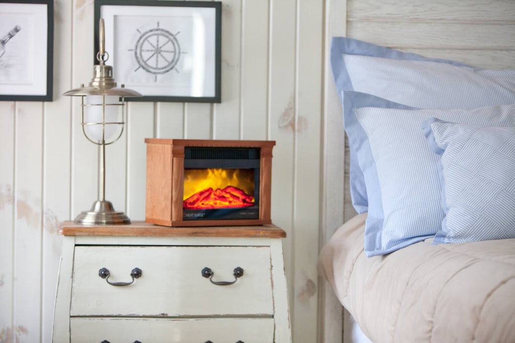 Portable Electric Fireplace Heater with Remote Control Z7462