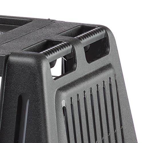 Black Assembled Car Dog Crate 39L x 23W x 26H I196