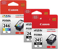 CL-246XL Color Ink Cartridge & Two PG-245XL Black Cartridge M6642