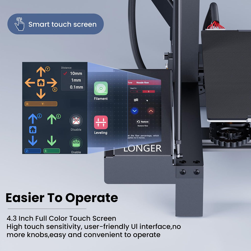 FDM 3D Printer with Large Build Size 11.8x11.8x15.7in V228