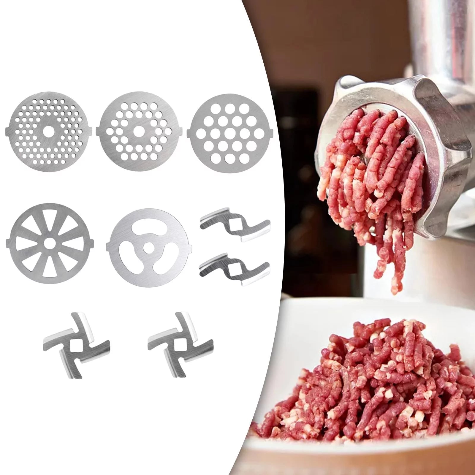 Stainless Steel Meat Grinder Attachment K192881