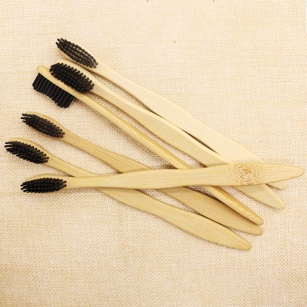 Hard Bamboo Toothbrush Pack of 6 Y7996