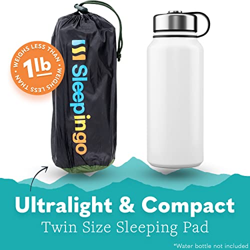 Ultralight Inflatable Sleeping Pad Blue 1pk R502