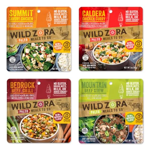 Variety 7-pack Freeze Dried Meals D445