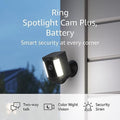 White Battery Spotlight Cam with Two-Way Talk and Color Night Vision Q948