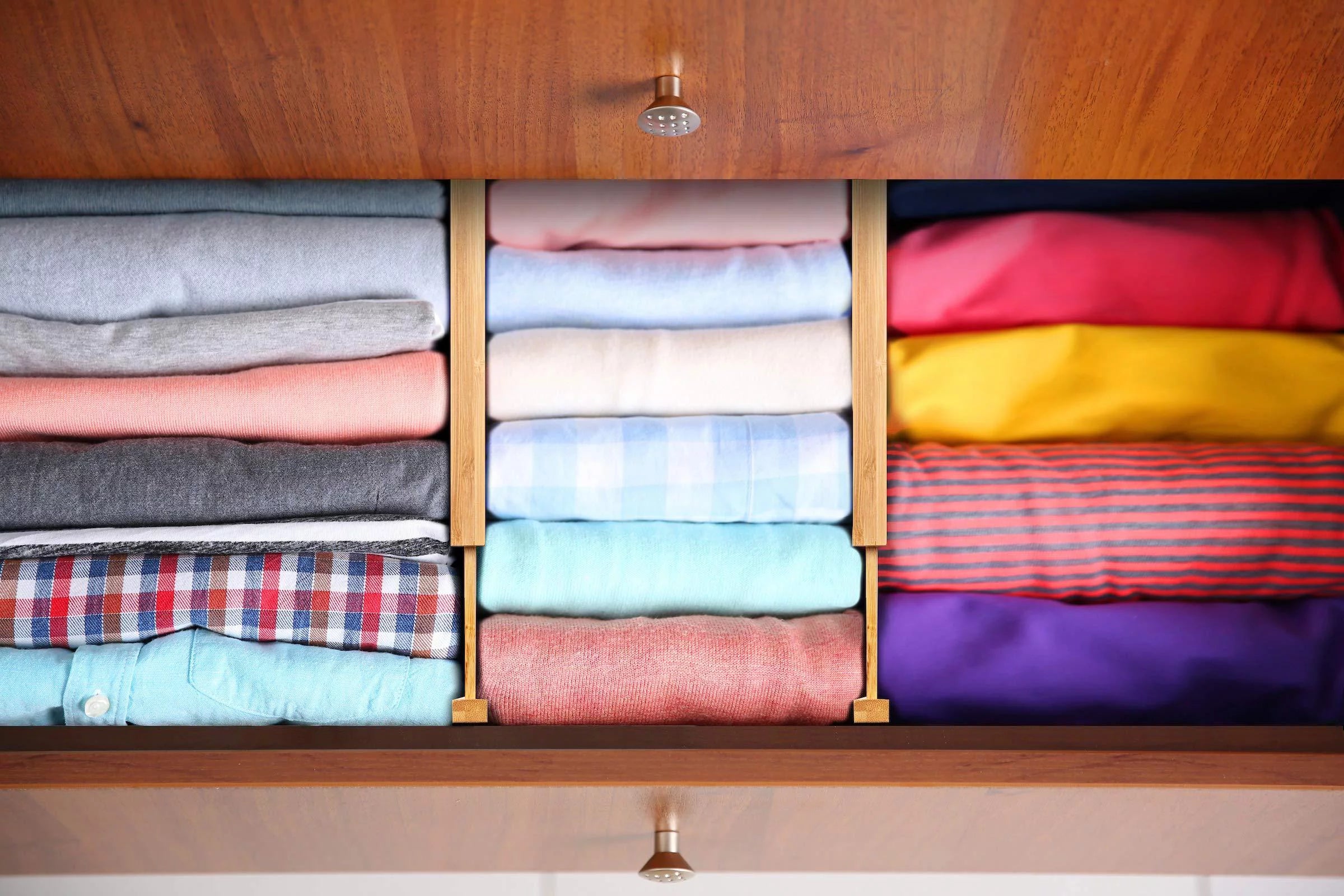 Natural Bamboo Drawer Dividers Y142