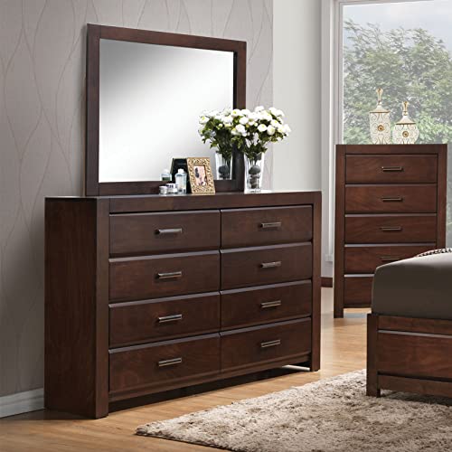 8 Drawer Dresser (Walnut) S343
