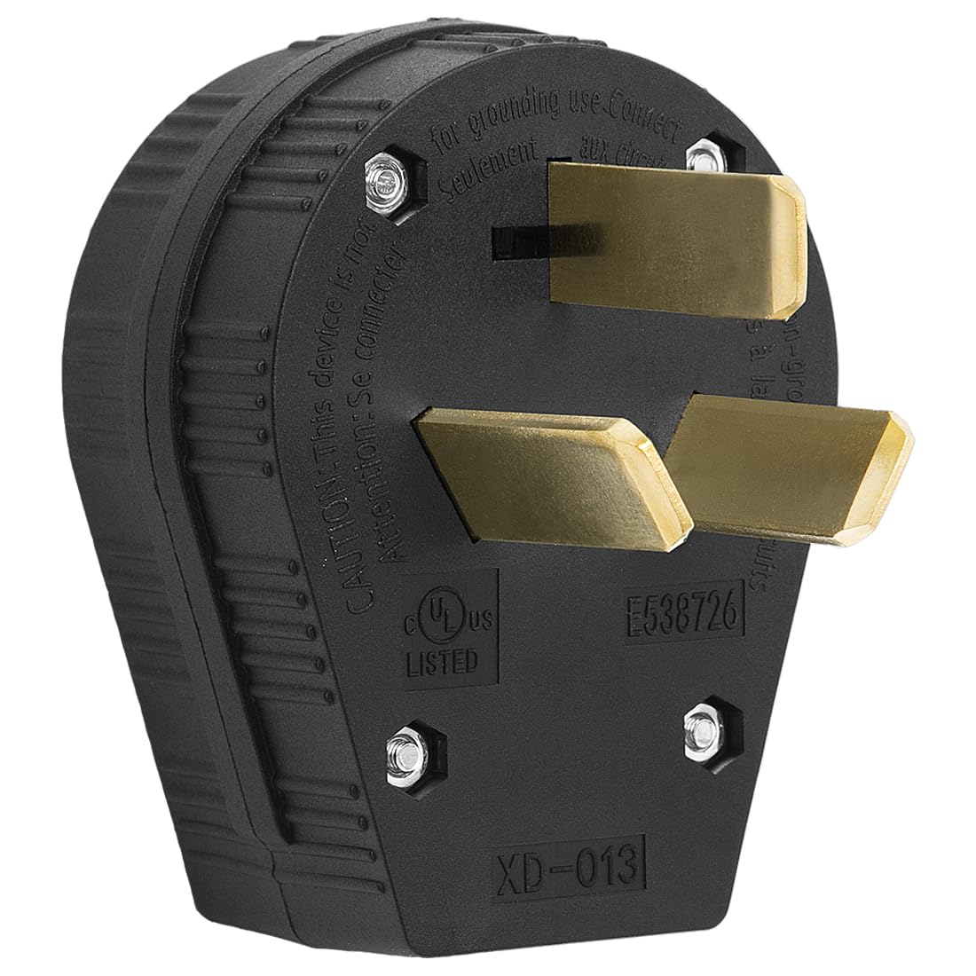 3-Prong Dryer Nema 10-50P Plug 125/250V Angle Plug K267097