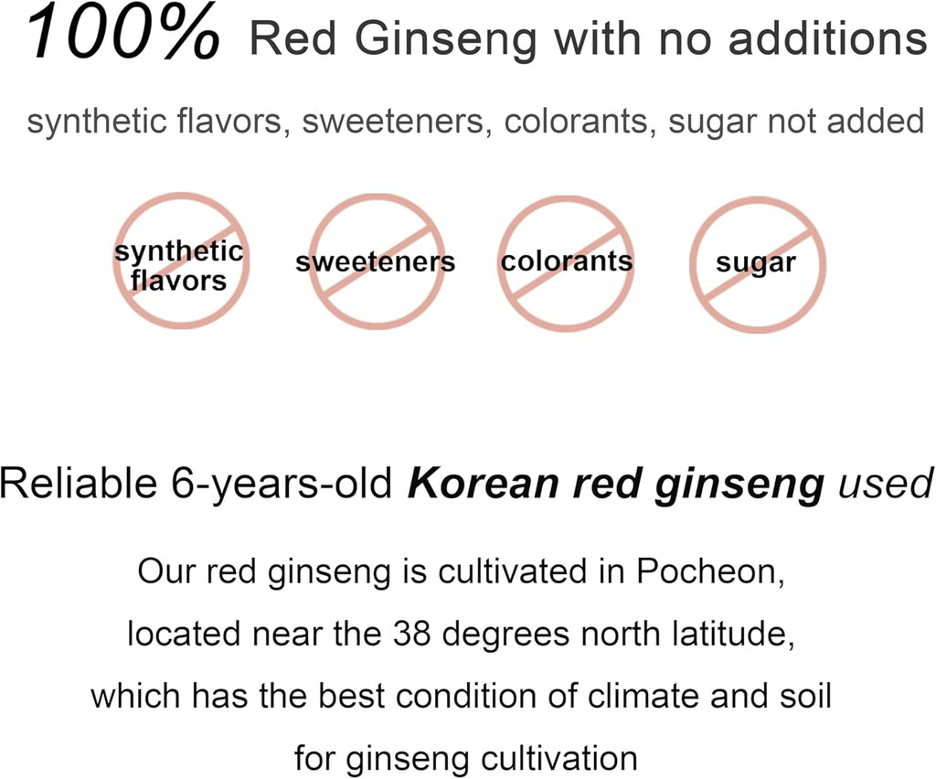 100% Pure Korean 6 Years Root Panax Red Ginseng Extract Gold, 240g (8.5oz) L239041