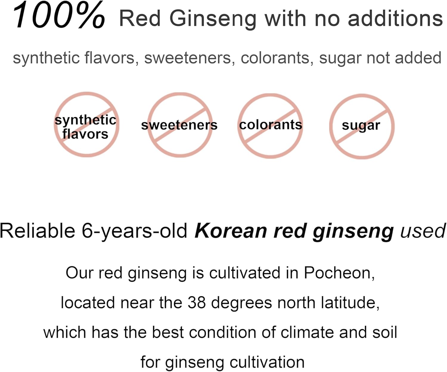100% Pure Korean 6 Years Root Panax Red Ginseng Extract Gold, 240g (8.5oz) L239041