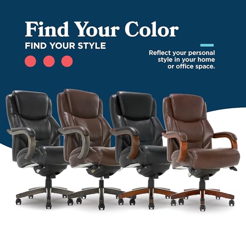 Chestnut Brown Bonded Leather Executive Office Chair G905