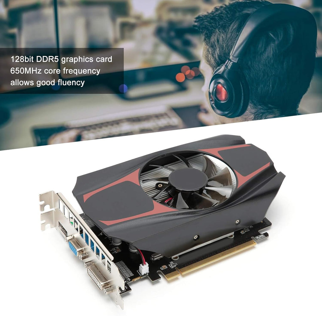 1GB 128bit DDR5 650MHz PCI 3.0 Graphics Card Q5551