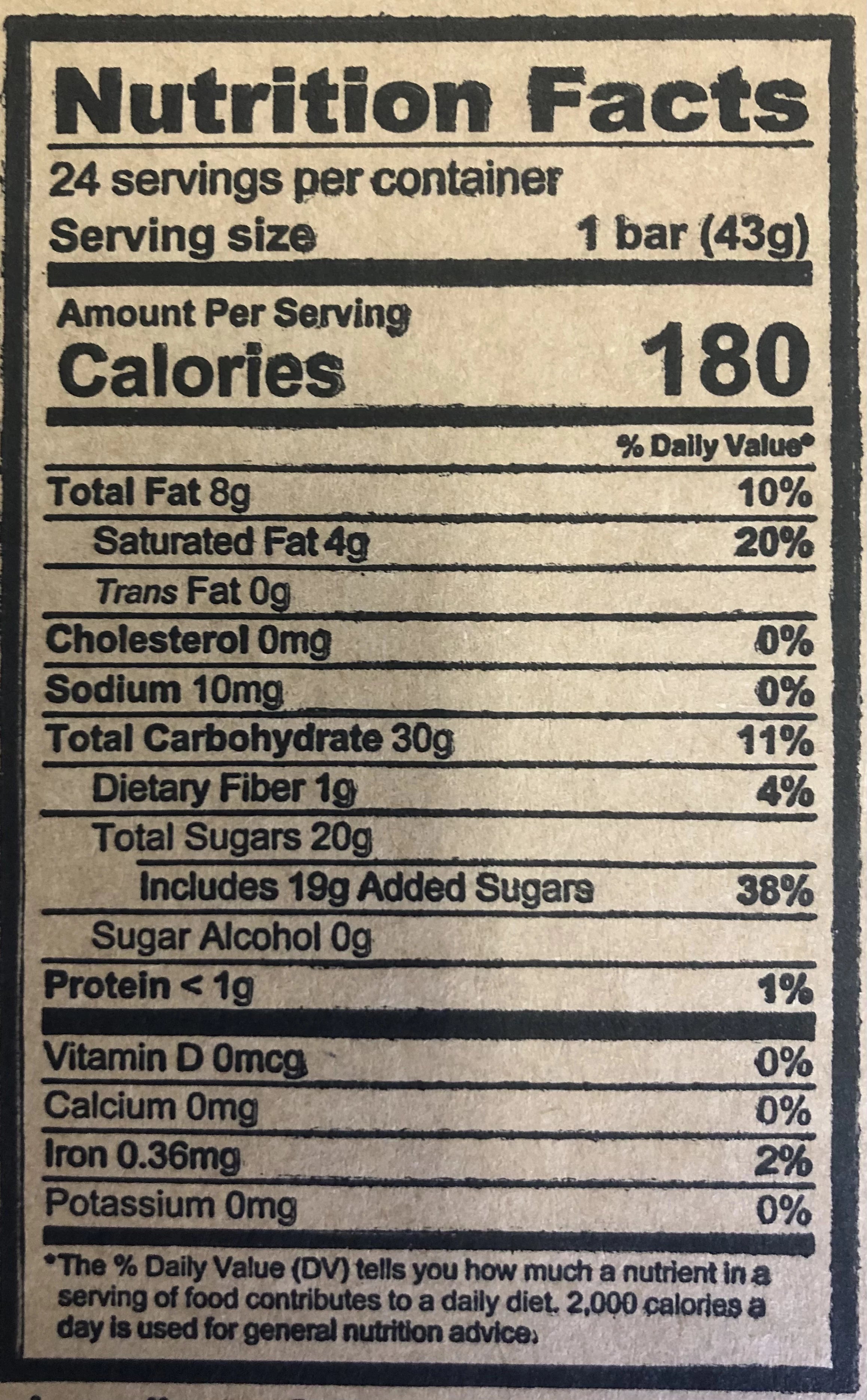 24 Count 1.5 oz Candy Bars T37383