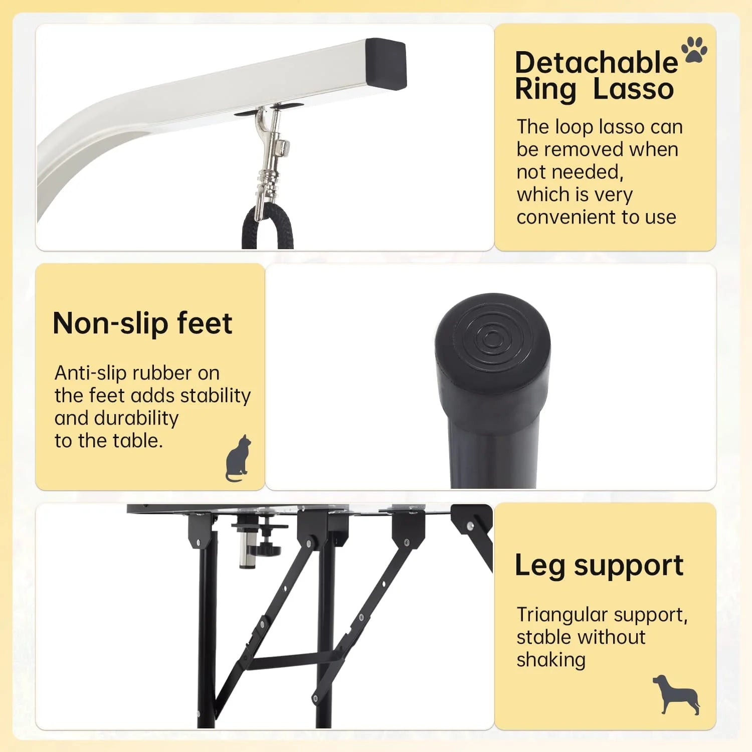 32in Foldable Adjustable Pet Grooming Table W951797