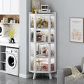 Glass Display Cabinet with White Doors B253789