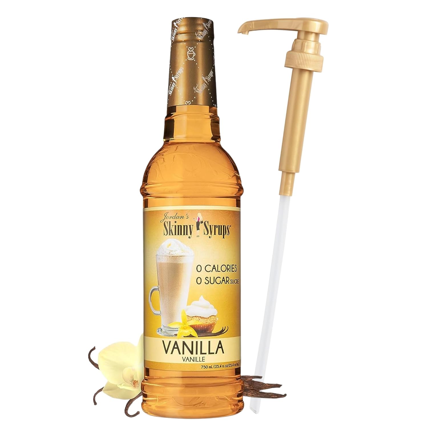 Sugar Free Vanilla Coffee Syrup, 25.4 Fl Oz Z174