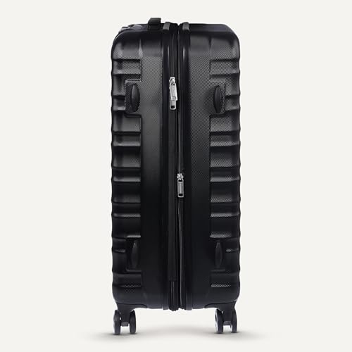 21" Hardside Carry-On Luggage, Hardshell Suitcase, Black N8902