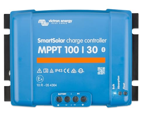 SmartSolar MPPT Solar Charge Controller, 100V 50 amp 12/24-Volt S1376