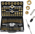 86 Piece Metric and SAE Standard Tap and Die Set with Metal Carrying Case X551