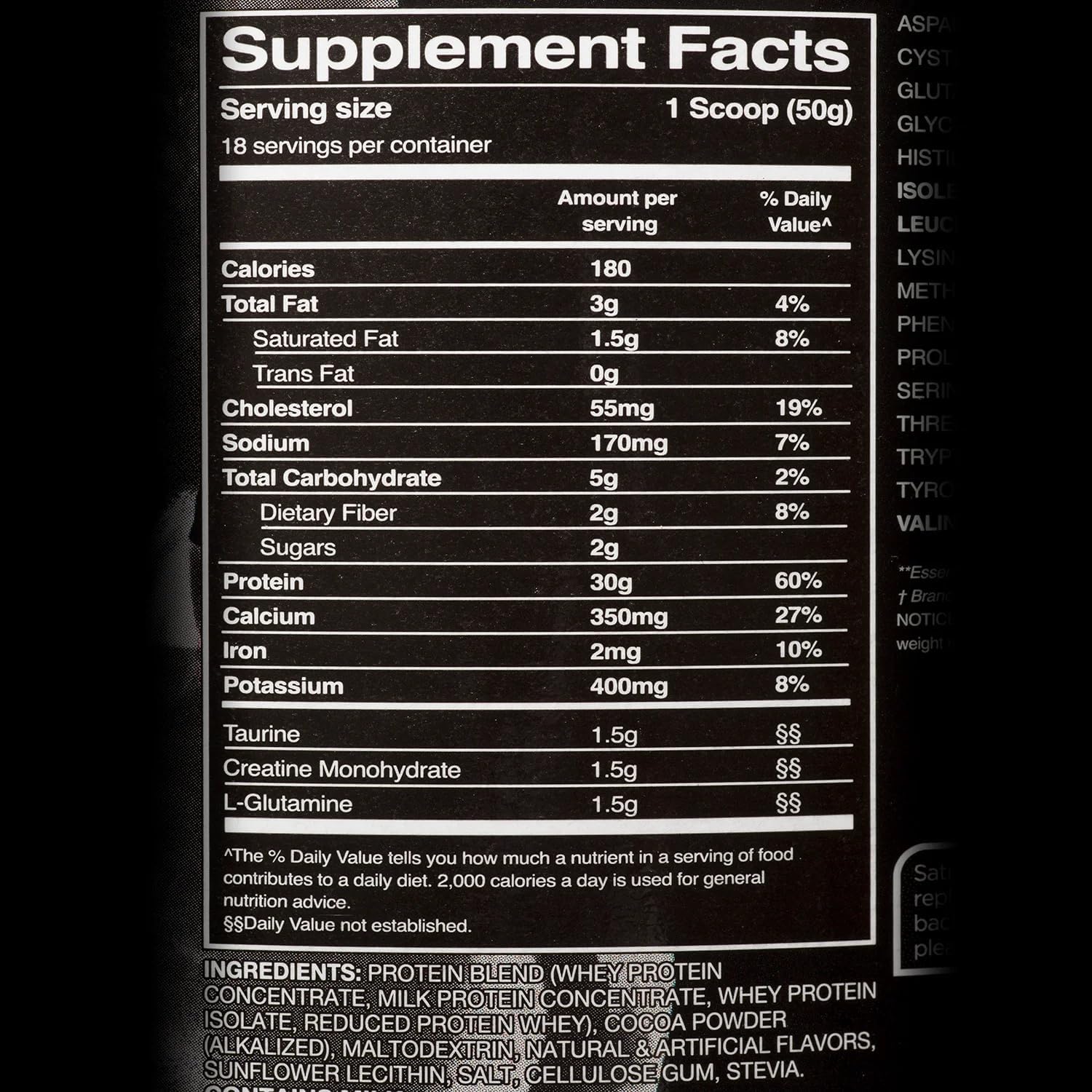 Rich Chocolate Whey Protein Supplement, 32oz W771