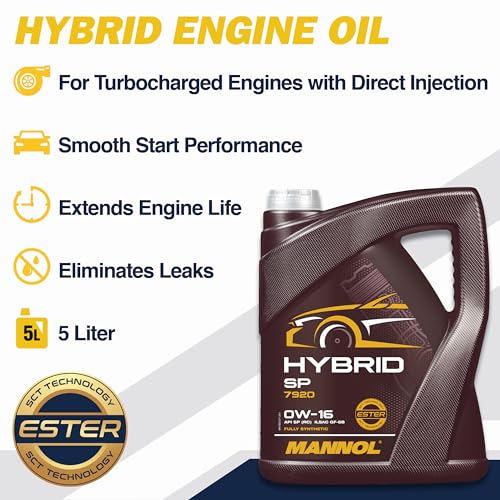 0W-16 Bi-Synthetic Motor Oil, 1L H8524