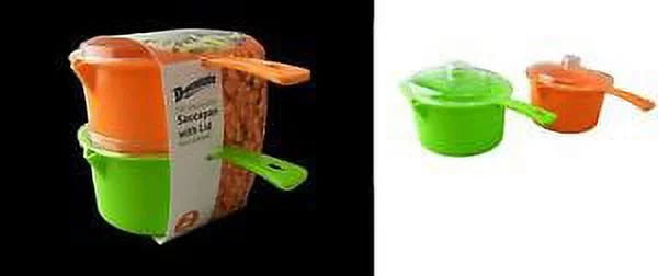 Set of 2 Microwave Saucepan With Lid 27 Ounce W256