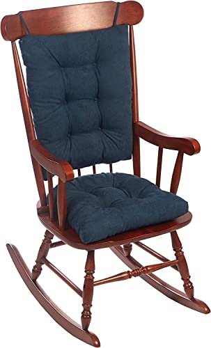 Gray 2 Piece Rocking Chair Cushion Set, 17x17 Inches X12239