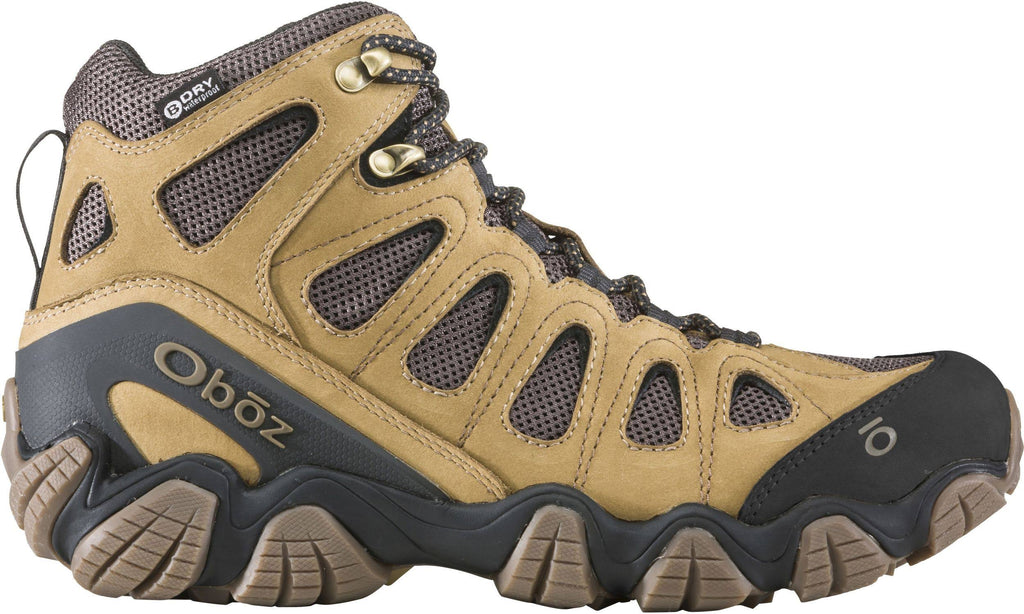 Dark Shadow / Woodbine Green Waterproof Mid Hiking Boots B5844