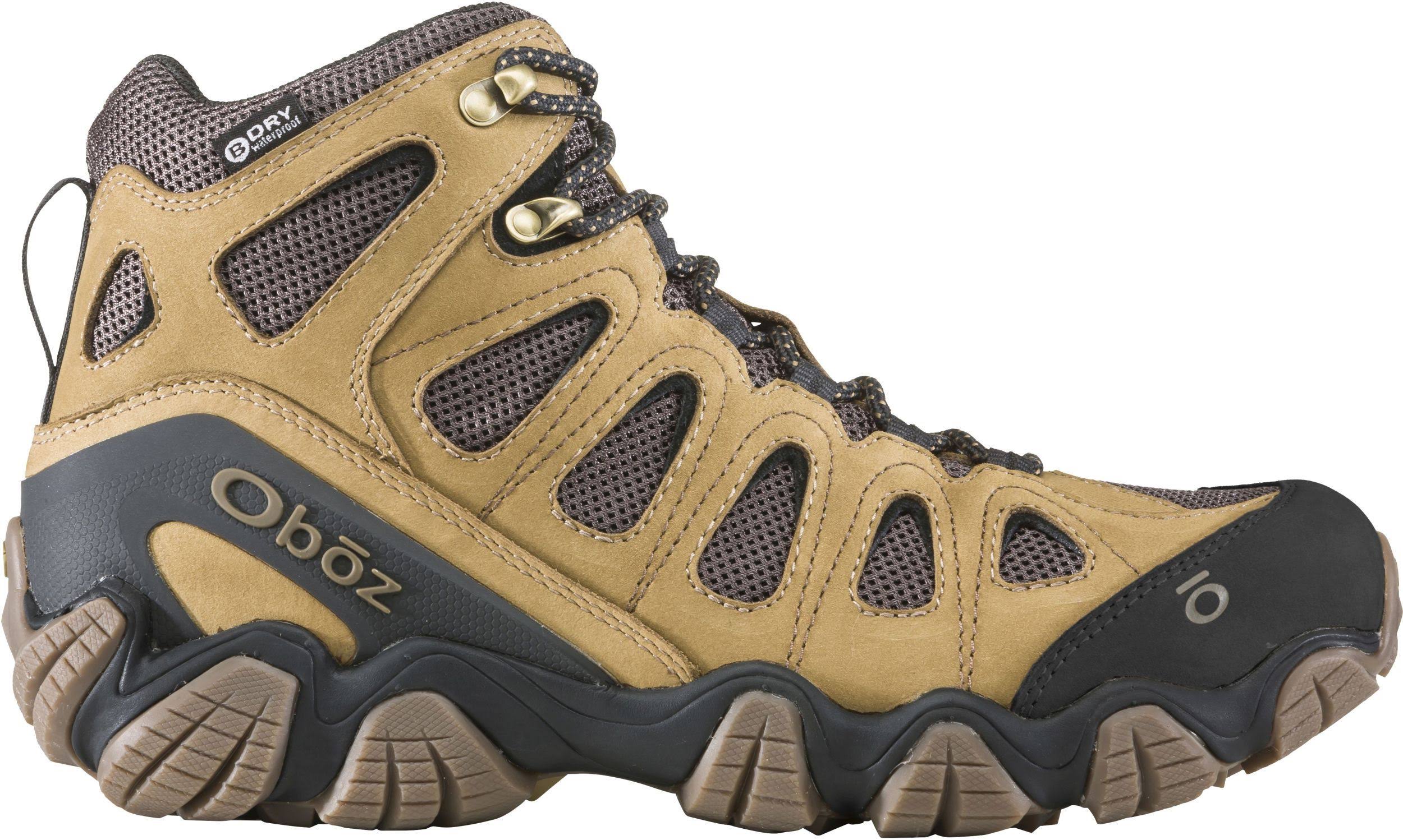 Dark Shadow / Woodbine Green Waterproof Mid Hiking Boots B5844