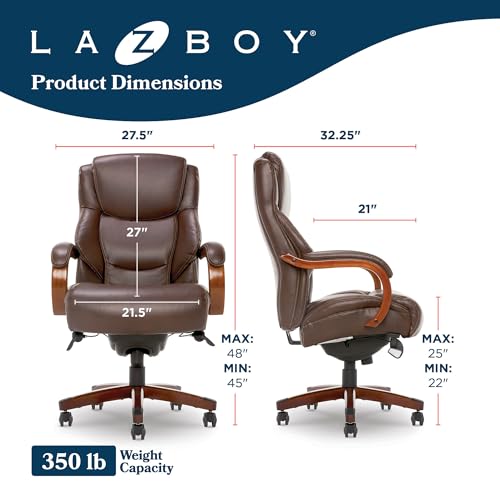 Chestnut Brown Bonded Leather Executive Office Chair G905