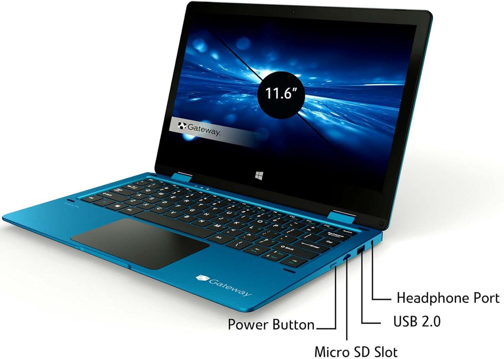 Blue 11.6 HD 2-in-1 Convertible Laptop O977835