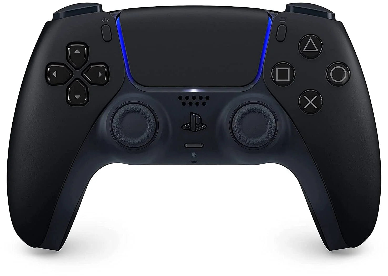 Playstation 5 Disc Version with Midnight Black Extra Controller and Microfiber Cleaning Cloth Bundle T69438