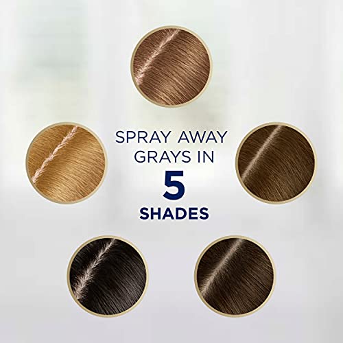 Dark Brown Temporary Hair Color Spray, 2 Count E538
