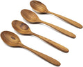 4 Pcs Teak Wooden Spoons X715544