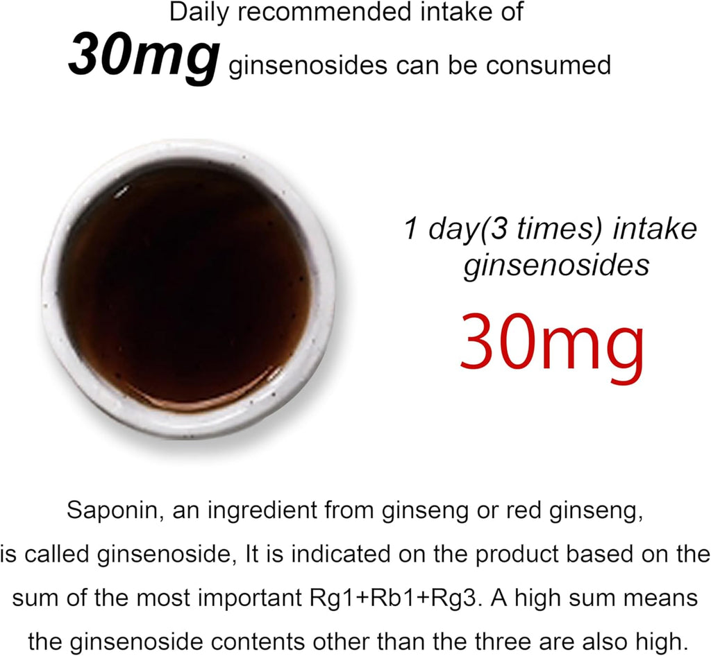 100% Pure Korean 6 Years Root Panax Red Ginseng Extract Gold, 240g (8.5oz) L239041